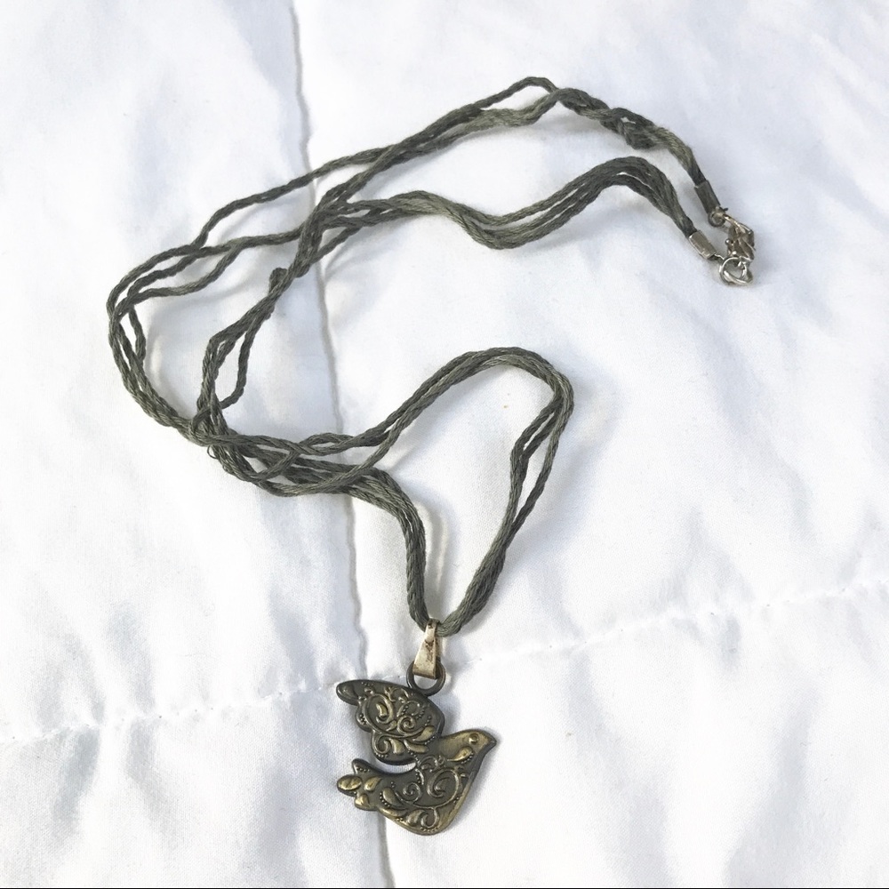 Peace Dove Pendant Necklace